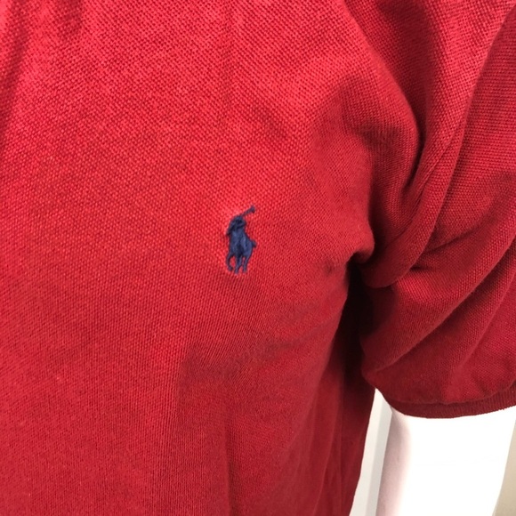 POLO by RALPH LAUREN Men's Polo Shirt Red Sz Lg - Picture 6 of 8
